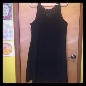 Torrid black lace skater dress